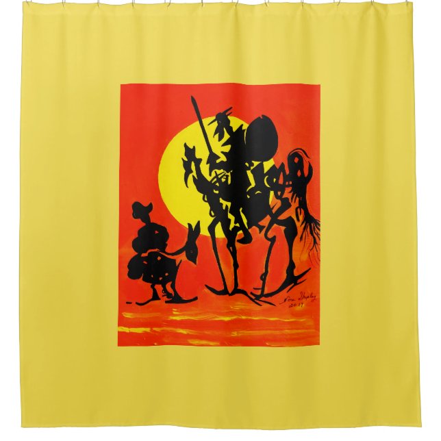 DON QUIXOTE SHOWER CURTAIN (Front)