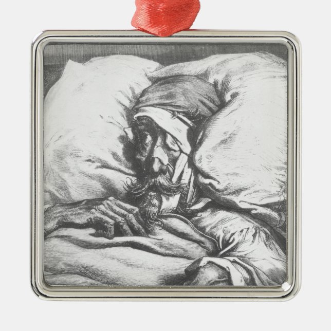 Don Quixote wounded Metal Tree Decoration (Front)
