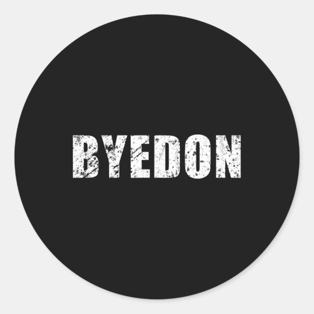 Don Retro Vintage Grunge Funny  Classic Round Sticker (Front)