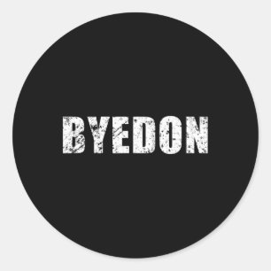 Don Retro Vintage Grunge Funny  Classic Round Sticker