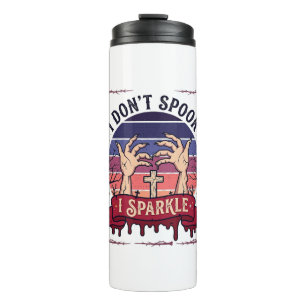 Don Spook Sparkle Zombie Hands Halloween Blood_1 Thermal Tumbler