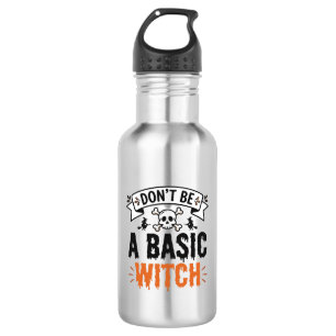 Don’t Be a Basic Witch Vintage Halloween 532 Ml Water Bottle