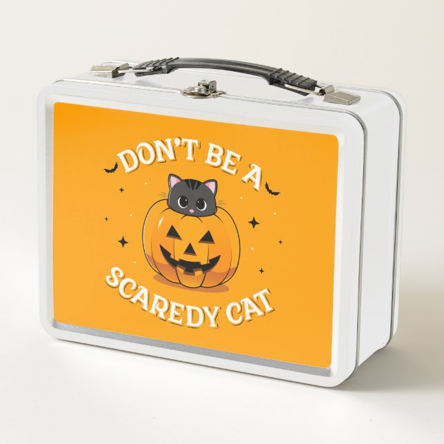 Don’t Be a Scaredy Cat Lunch Box (Front)
