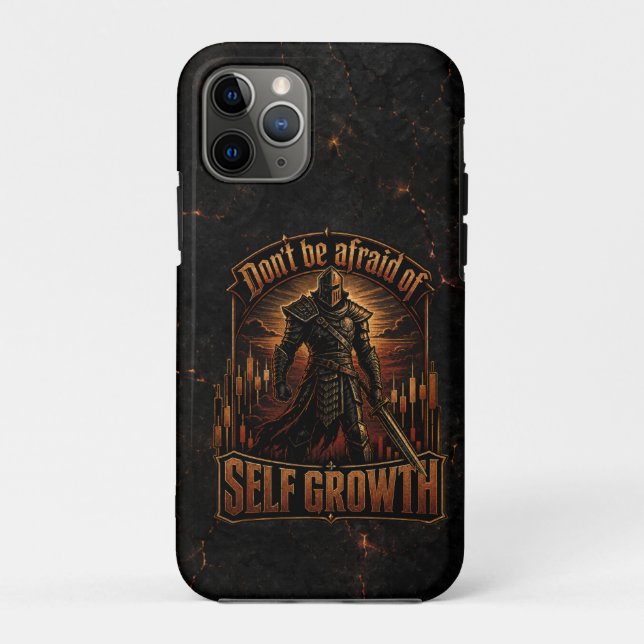 Don’t Be Afraid of Self Growth Dark Cracked  Case-Mate iPhone Case (Back)
