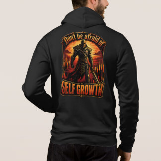 Don’t Be Afraid of Self Growth Knight Trading Mind Hoodie