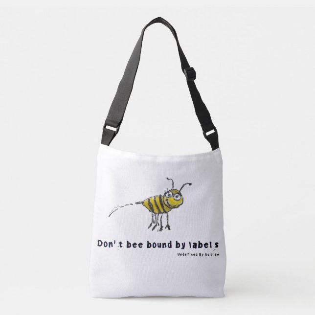Don’t Bee Bound Tote Bag – Crossbody Bag (Front)