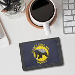 Don’t Call Me Honey Badass Honey Badger Yellow Art Trifold Wallet<br><div class="desc">Woman are strong and so are Honey Badgers so 'Don't call me Honey'. This funny, yellow, feminist art purse design is ideal for powerful women. This design celebrates the fact that Honey badgers never give up and they are so tough they can cope with the toughest environments. Honey badgers will...</div>