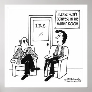 Don’t Confess In The Waiting Room Poster