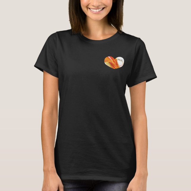 Don’t Fight the Water Share Its Spirit Swim Hearts T-Shirt (Front)