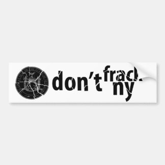 Don’t Frack New York Bumper Sticker