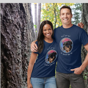 Don’t Give Up Rottweiler Classic Round  T-Shirt