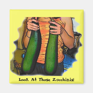 Don’t Hate My “Double Z” Zucchinis! Magnet