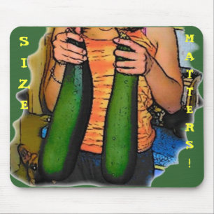 Don’t Hate My “Double Z” Zucchinis! Mouse Mat
