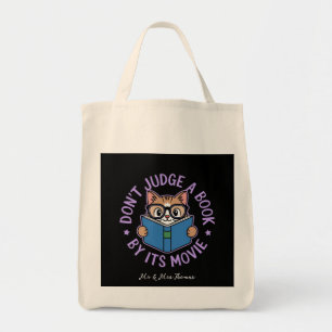Don’t Judge a Book by Its Movie, Book is Better Tote Bag