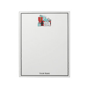 Don’t Open Til Christmas Presents Xmas Notepad