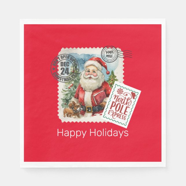 Don’t Open Until Christmas Paper Napkins (Front)