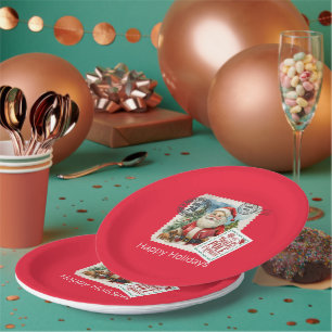 Don’t Open Until Christmas Paper Plate