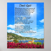 Don’t Quit Poem