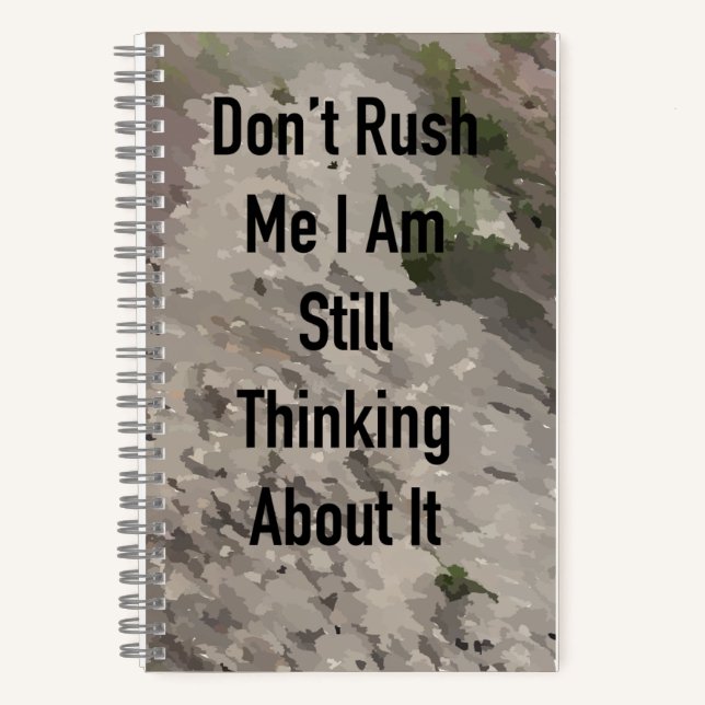 Don’t Rush Bullet Journal (Front)
