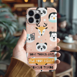 Don’t Touch My Phone – Cute Animal Face Phone Case