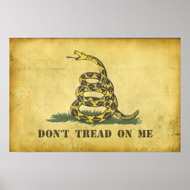 Don’t Tread On Me 24”x20” Poster (Front)