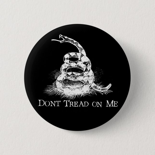 Don’t Tread on Me 6 Cm Round Badge (Front)