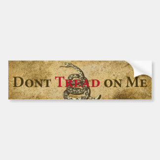 Don’t Tread on Me Bumper Sticker