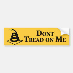 Don’t Tread on Me Bumper Sticker