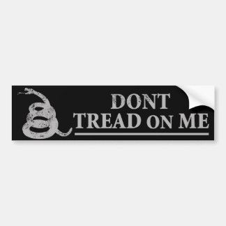 Don’t Tread on Me Bumper Sticker