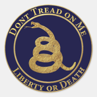 Don’t Tread on Me Classic Round Sticker