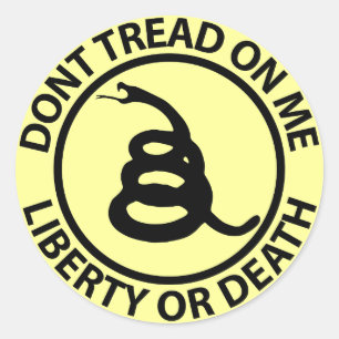 Don’t Tread on Me Classic Round Sticker