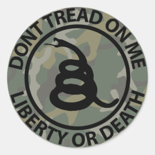 Don’t Tread on Me Classic Round Sticker