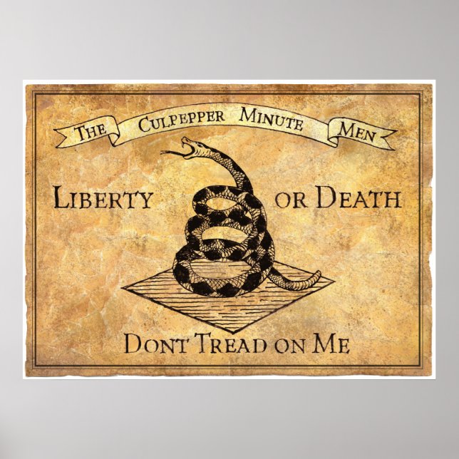 Don’t Tread on Me Poster (Front)
