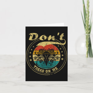 Don’t Tread On Me Uterus  Card