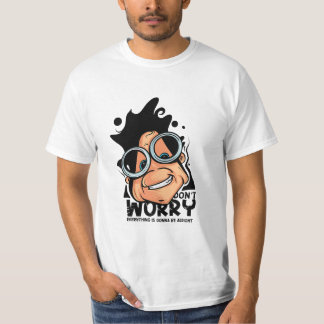 Don’t Worry Cartoon Face T-Shirt