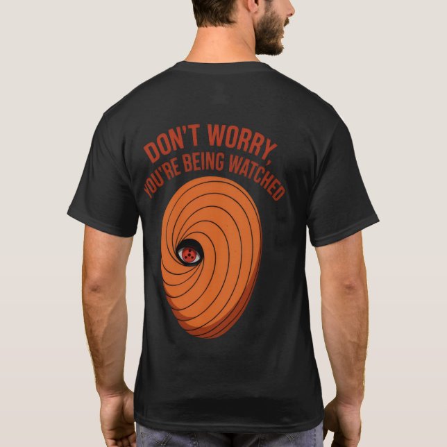 Don’t Worry, Cyber, Anime T-Shirt) T-Shirt (Back)