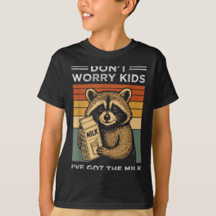 Don’t Worry Kids I’ve Got The Milk Funny Retro Fat T-Shirt