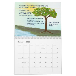 Don’t Worry monthly Calendar