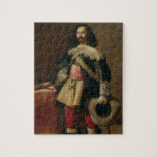 Don Tiburcio de Redin y Cruzat (oil on canvas) Jigsaw Puzzle