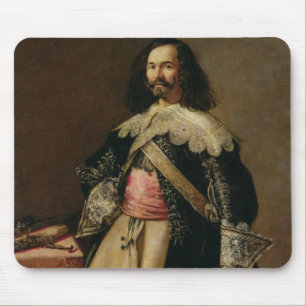 Don Tiburcio de Redin y Cruzat (oil on canvas) Mouse Mat