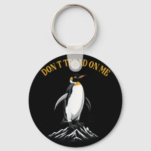 Don Tread On Penguins, Taxes Penguin Funny Meme Gi Key Ring