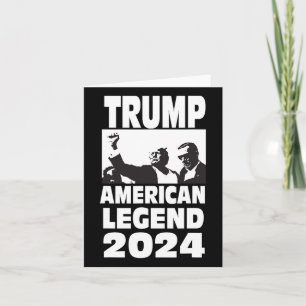 Don Trump 2024 Bulletproof Never Surrender Legend  Card