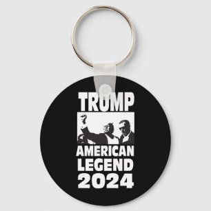 Don Trump 2024 Bulletproof Never Surrender Legend Key Ring