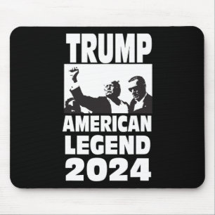 Don Trump 2024 Bulletproof Never Surrender Legend Mouse Mat
