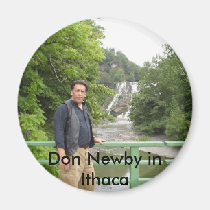 Don two years ago, Don Newby in Ithaca Magnet