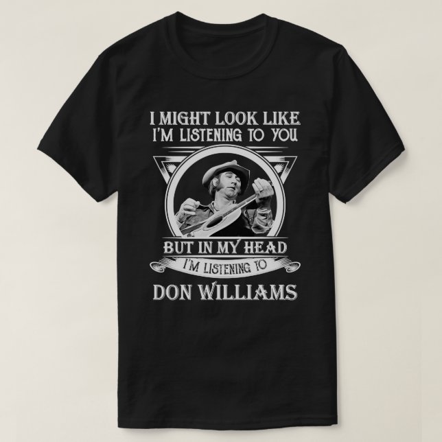 Don Williams Country Artist Pays Tribute The Hit B T-Shirt (Design Front)