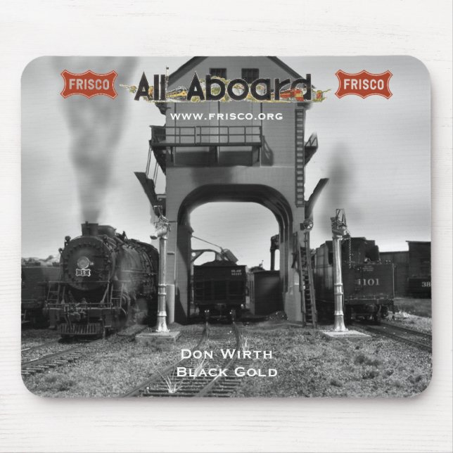 Don Wirth - Black Gold Mouse Mat (Front)