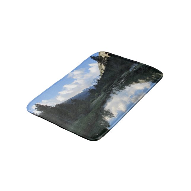 Donahue Pass from Lyell Fork - John Muir Trail Bath Mat (Angled)