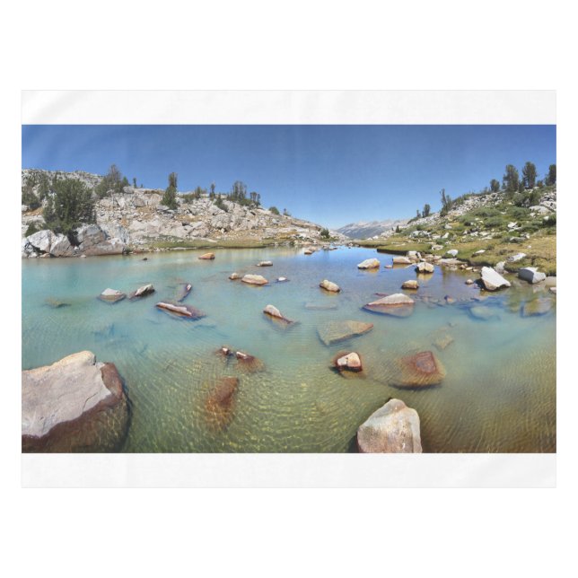Donahue Pass Lake - Yosemite Tablecloth (Front (Horizontal))