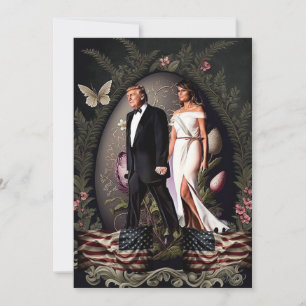 Donald and Melania Trump Easter Card in HD